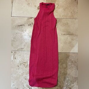 Zara One Shoulder Pink Dress